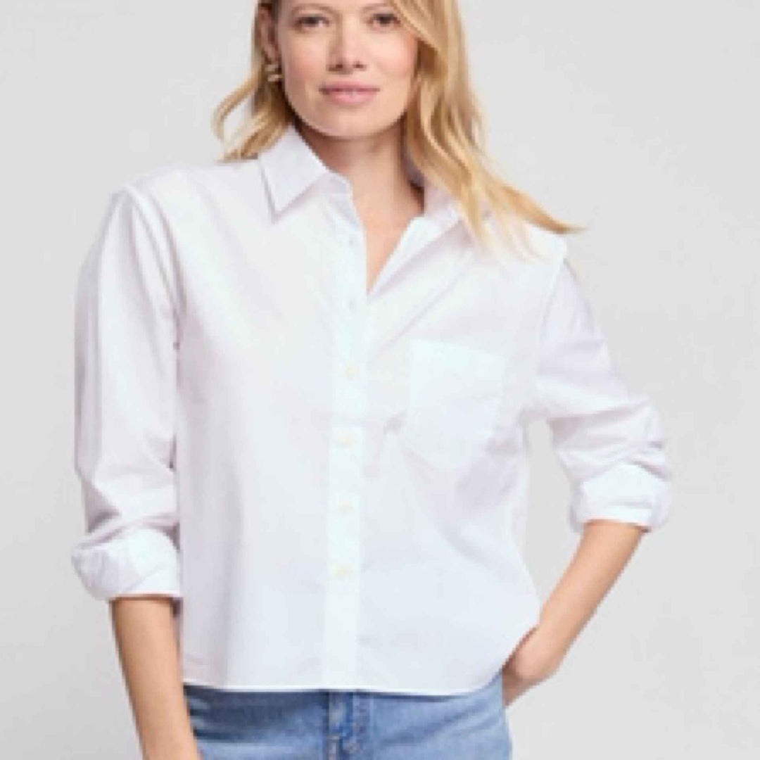 The Long Sleeve Boxy Crop By The Shirt Rochelle Behrens - Moxiebainbridge
