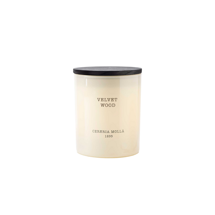 Velvet Wood Candle - Moxiebainbridge