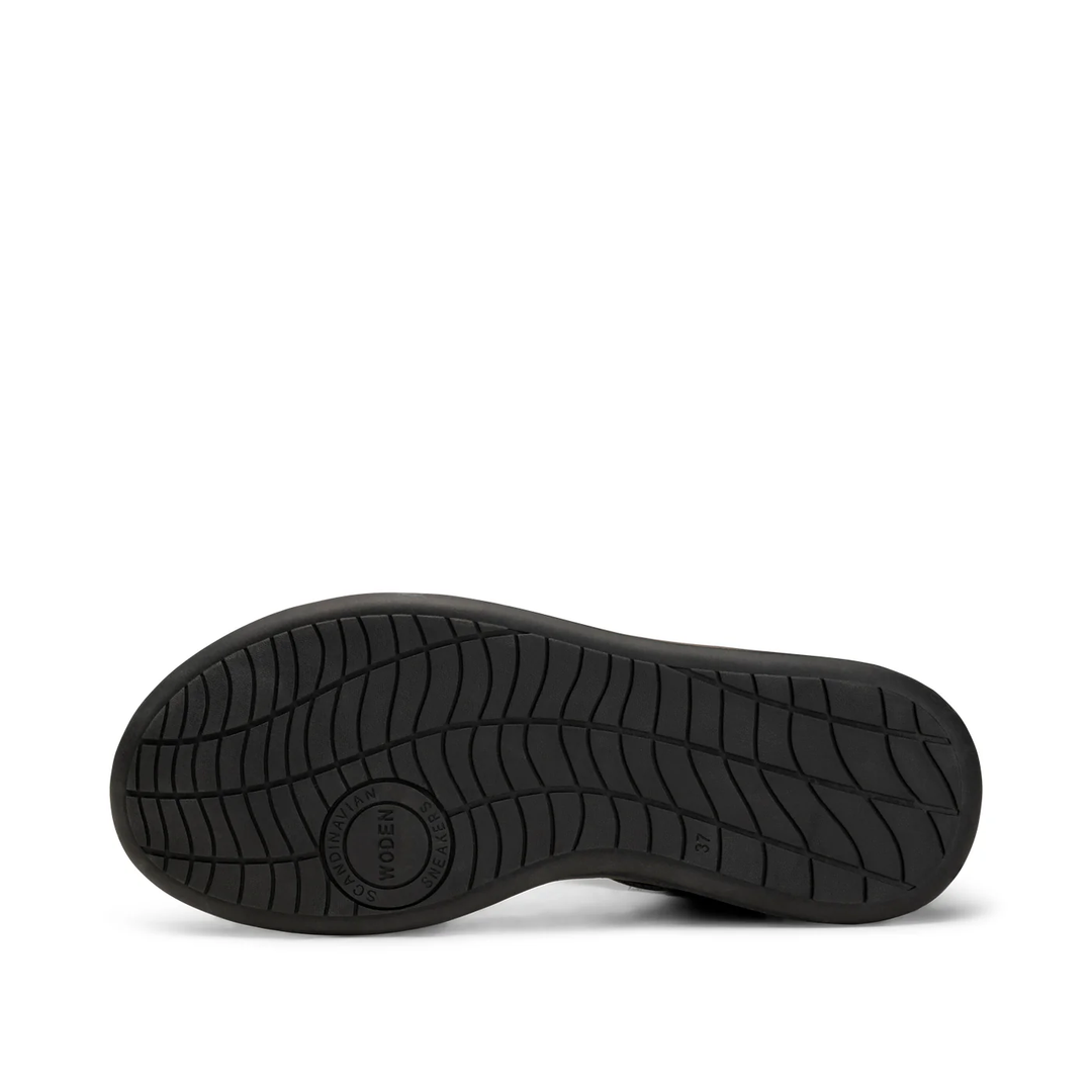 Woden Line Sandal Black - Moxiebainbridge