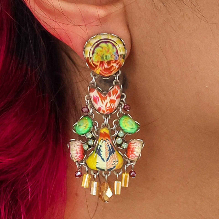 Sunflower Surprise Earrings By Ayala Bar - Moxiebainbridge