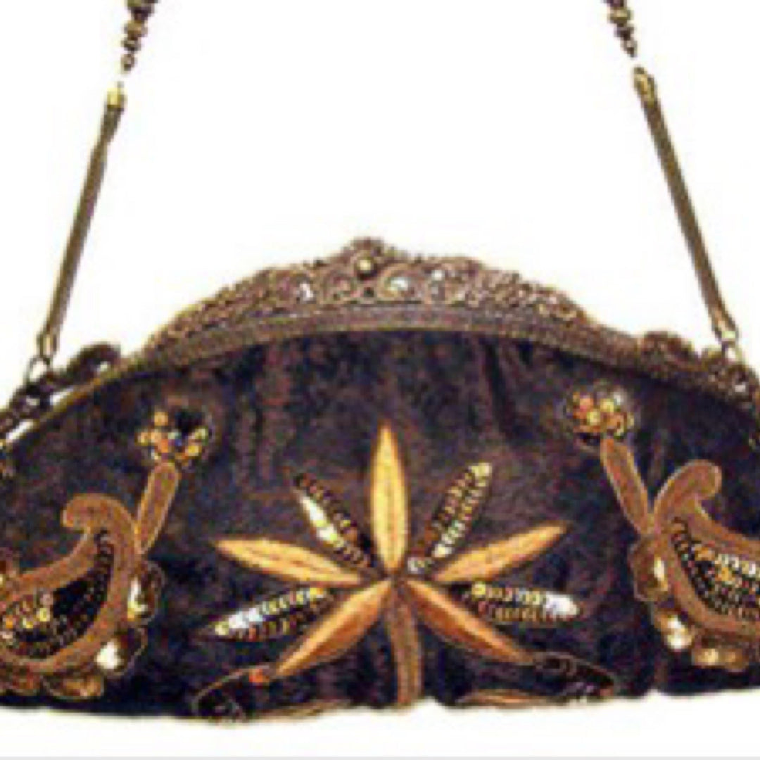 Vintage Tapestry Clutch By Ricki Designs - Moxiebainbridge