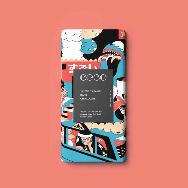 Salted Caramel Dark Chocolate Bar By COCO - Moxiebainbridge