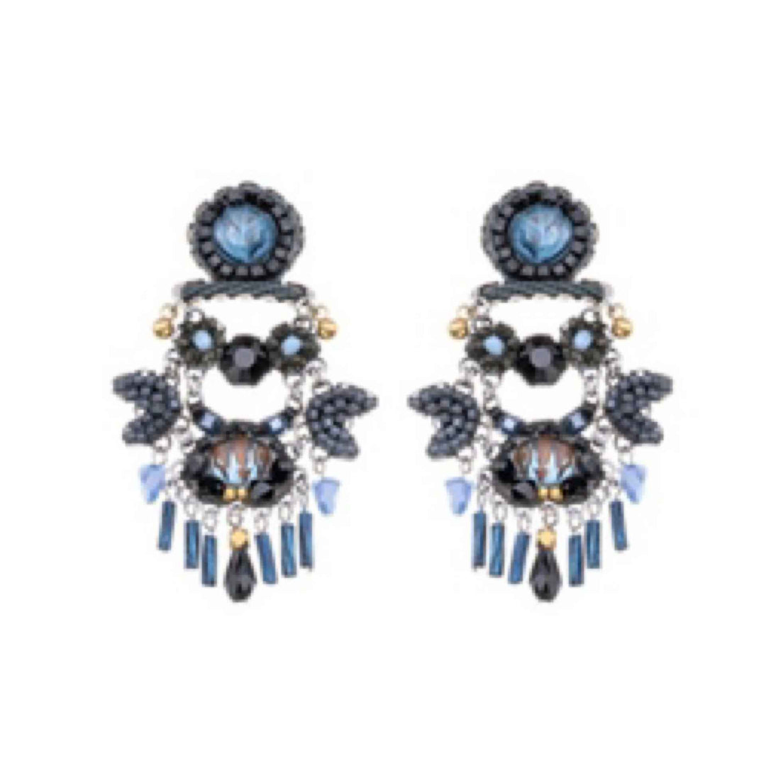 Indigo Summits Small Earrings By Ayala Bar