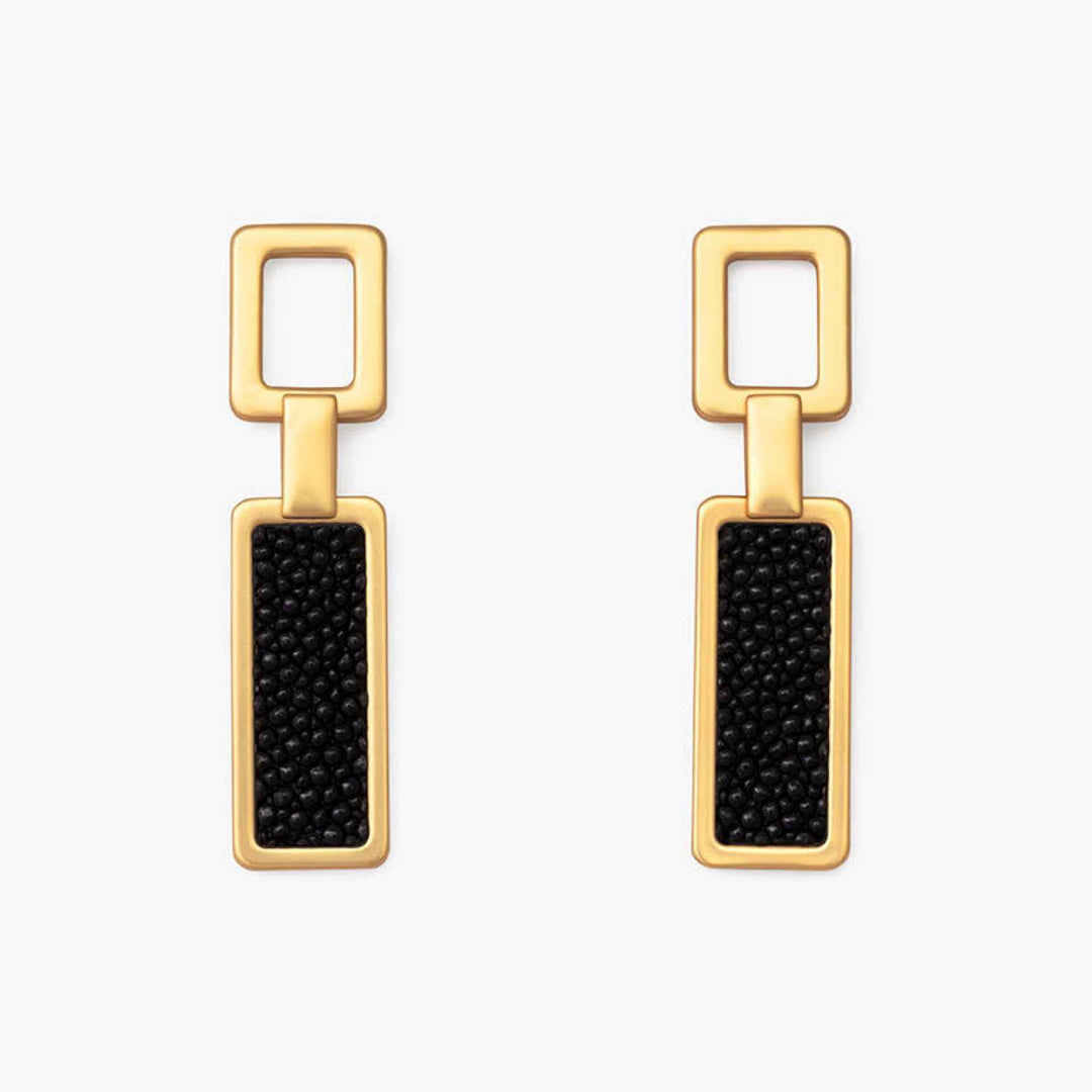 Isabella Drop Stingray Earring By Brackish