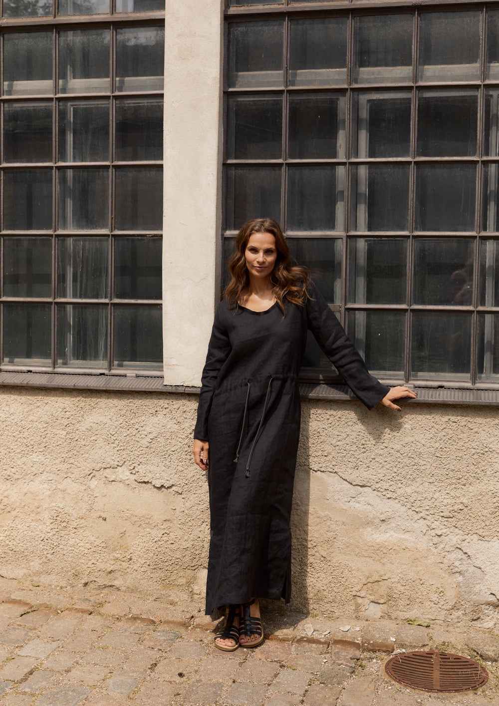The Maxi Dress Black Henriette Steffensen