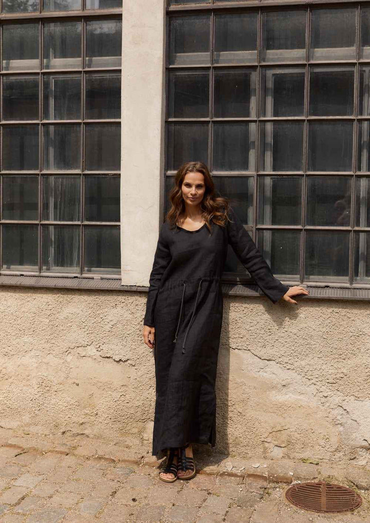 The Maxi Dress Black Henriette Steffensen