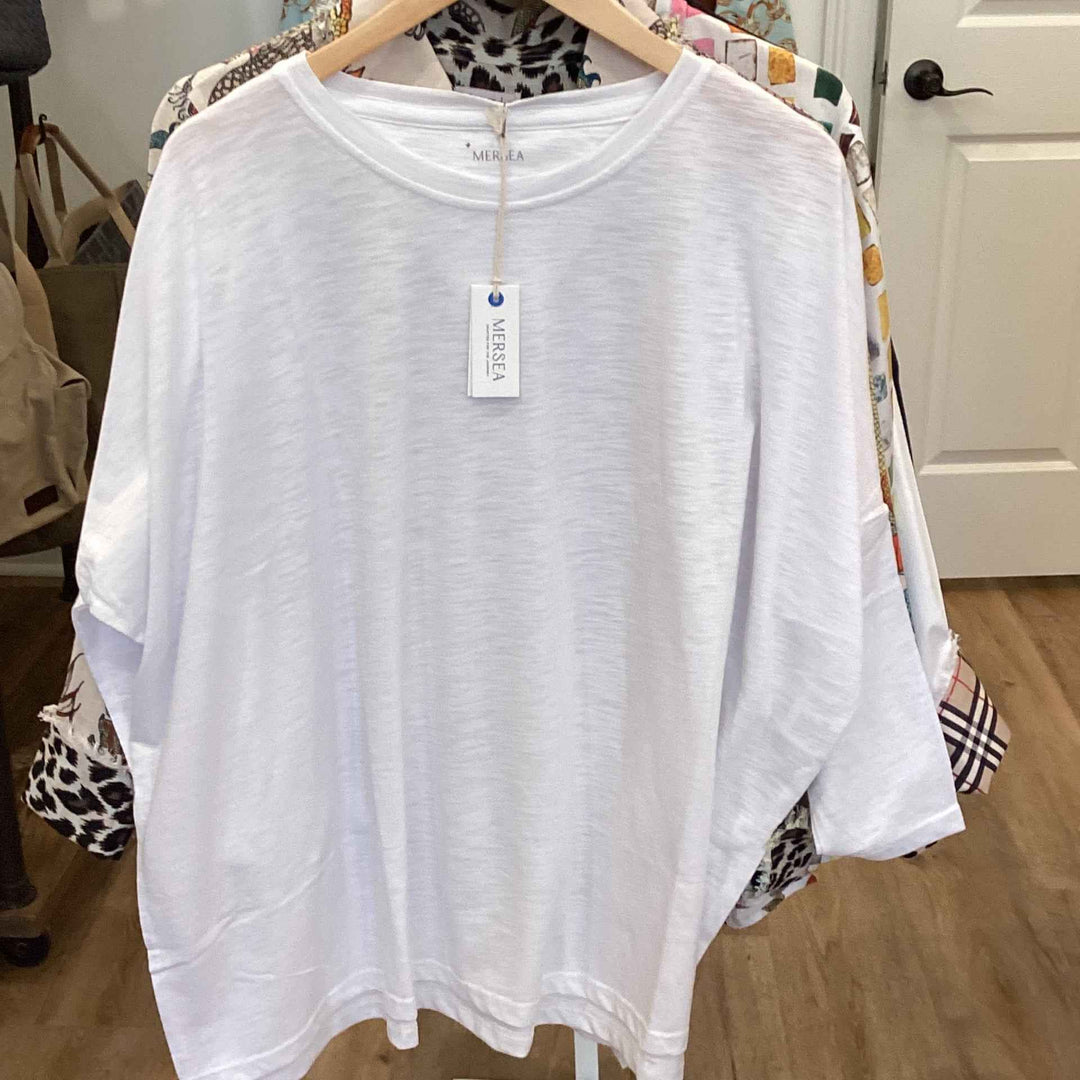 White slub Tee Shirt
