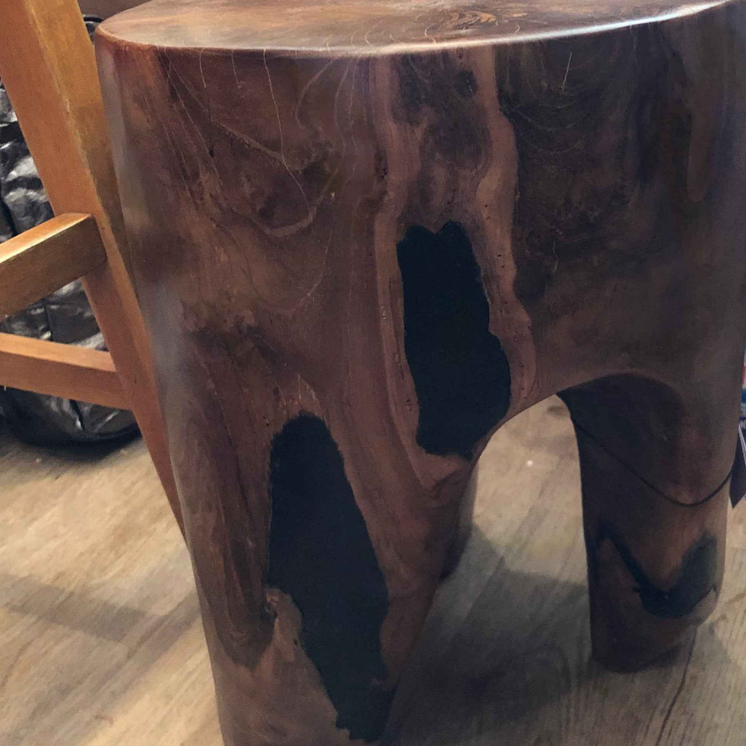 Wood Stool 3 leg