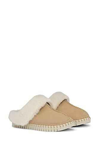 Ilse Jacobsen Hornbææk Women's Tulip 3871| Slipper | Slip-On | Latte | 38 EU/8 M US