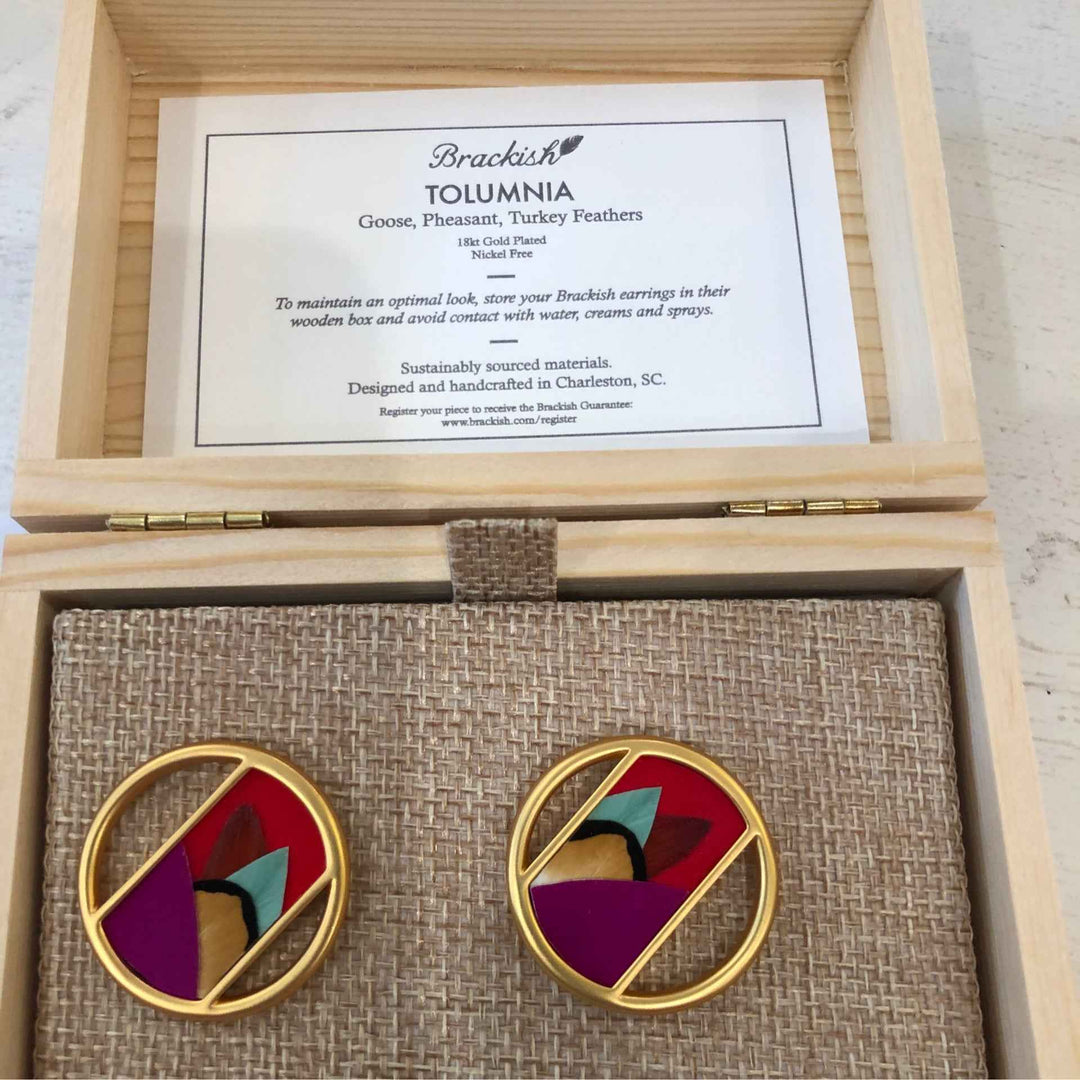 Tolumnia earring. Brackish. 01-24