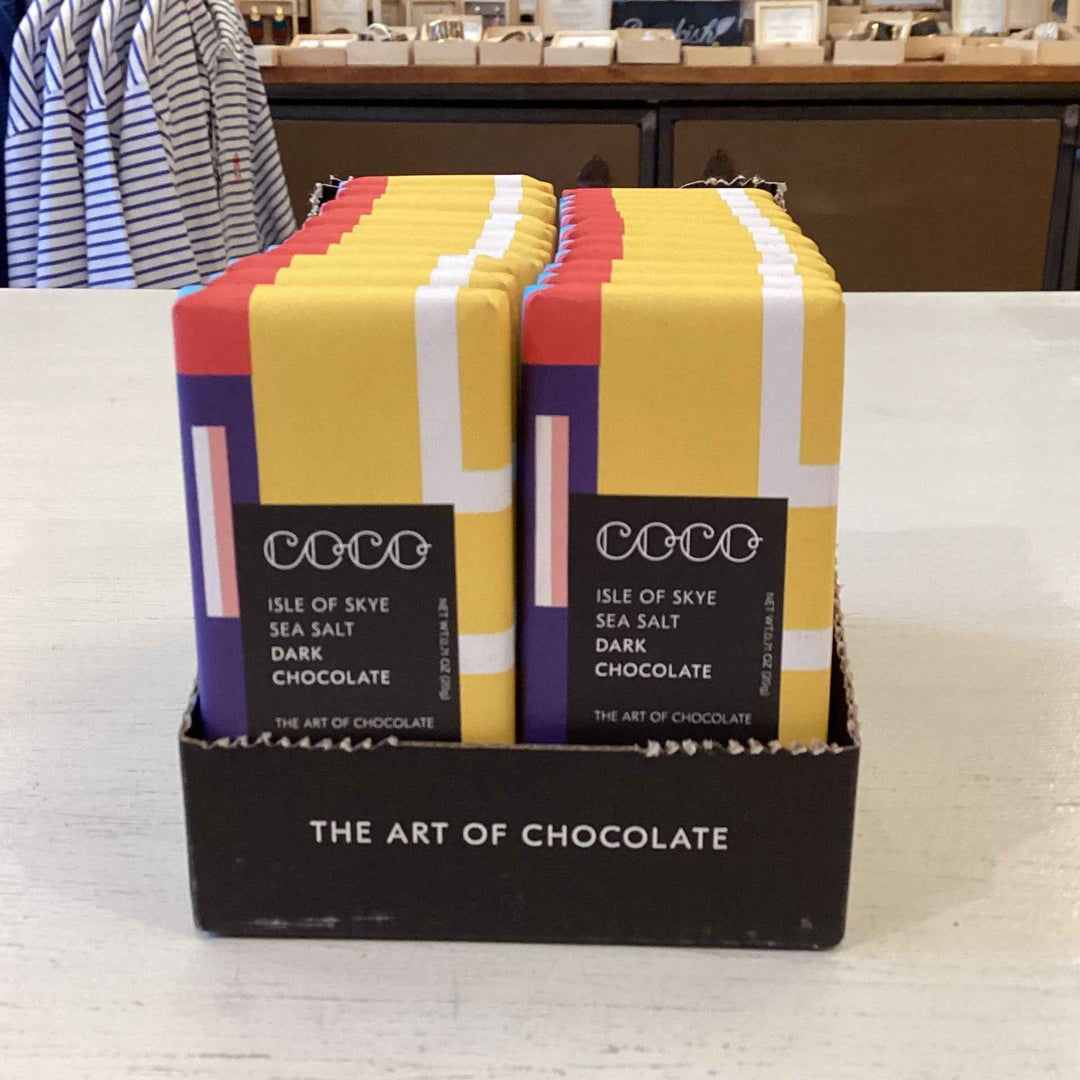20g isle of skye sea salt dark chocolate bars
