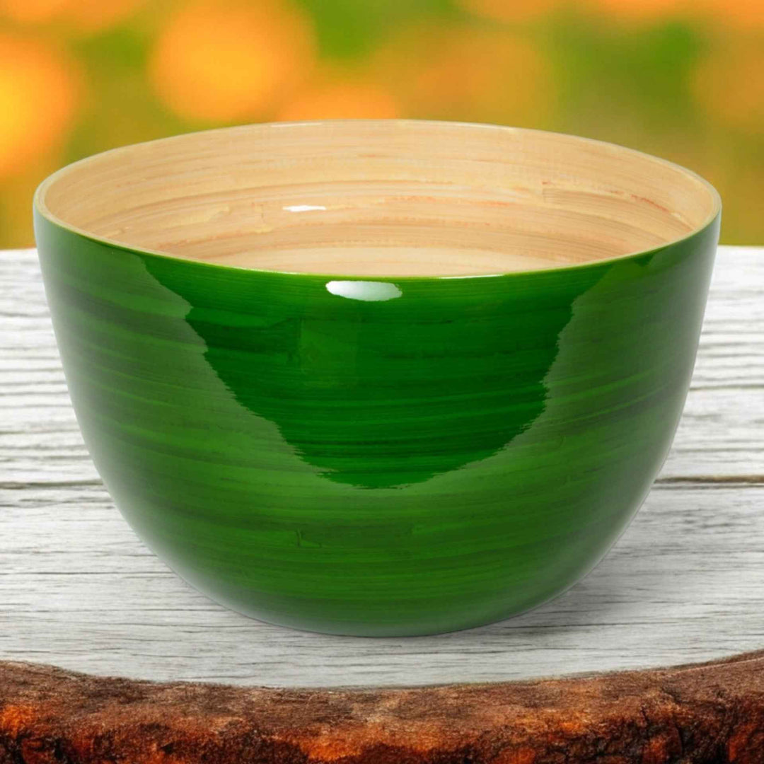 Bamboo Mixing Bowl Large Grass Green By Albert Punkt