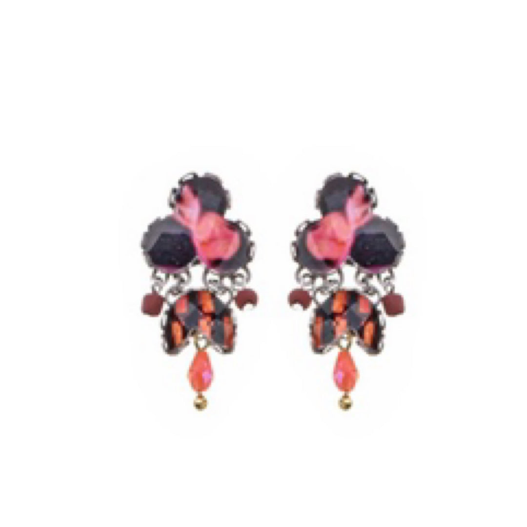 Rosy clay Small Earring By AyalaBAR