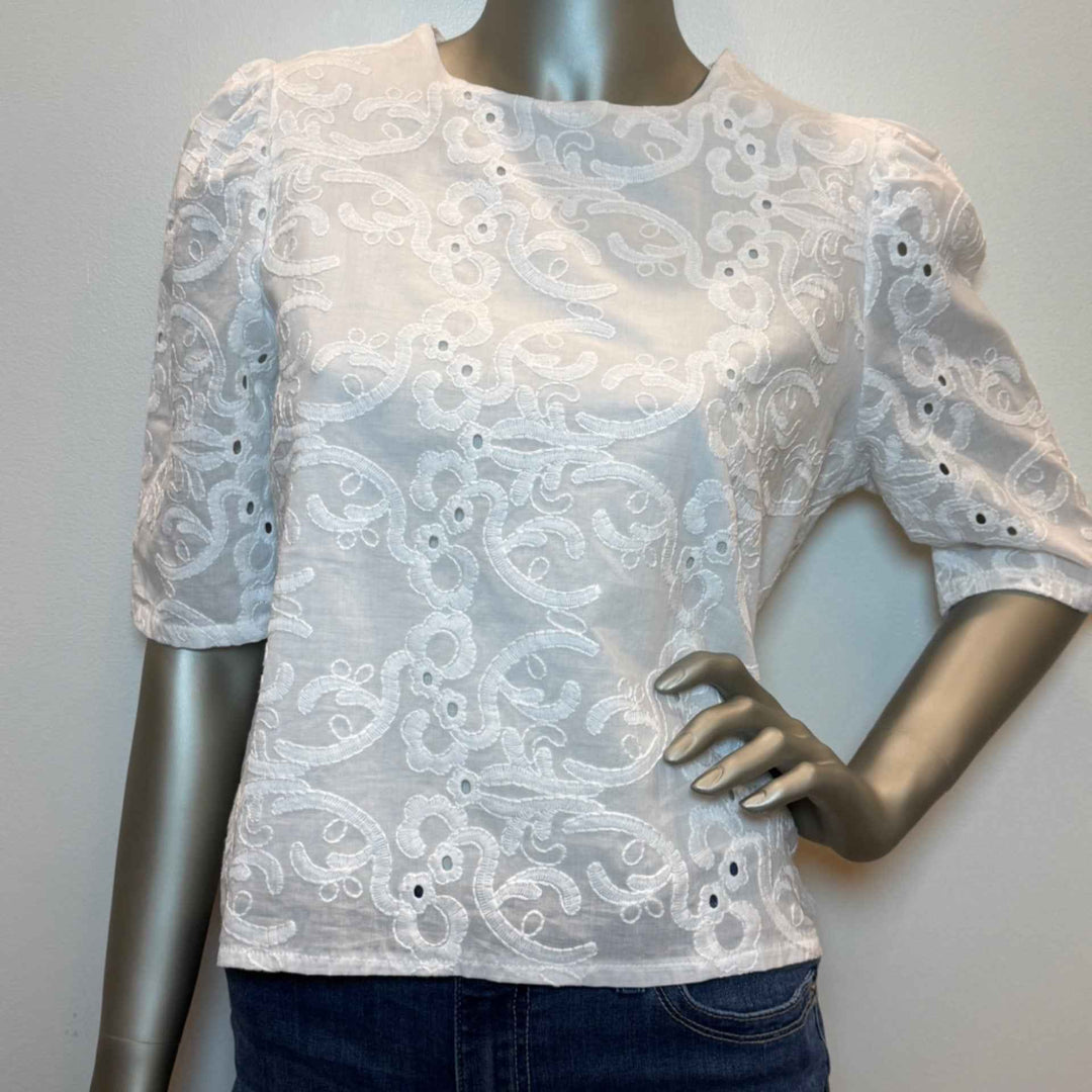 The Joanne Blouse White By Babette