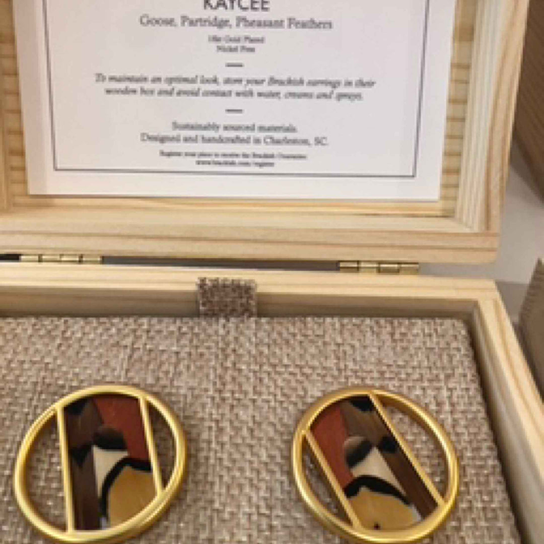 Kaycee circle earring. 08/24