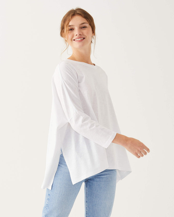 Catalina Slub Tee  White By Mersea Onesize