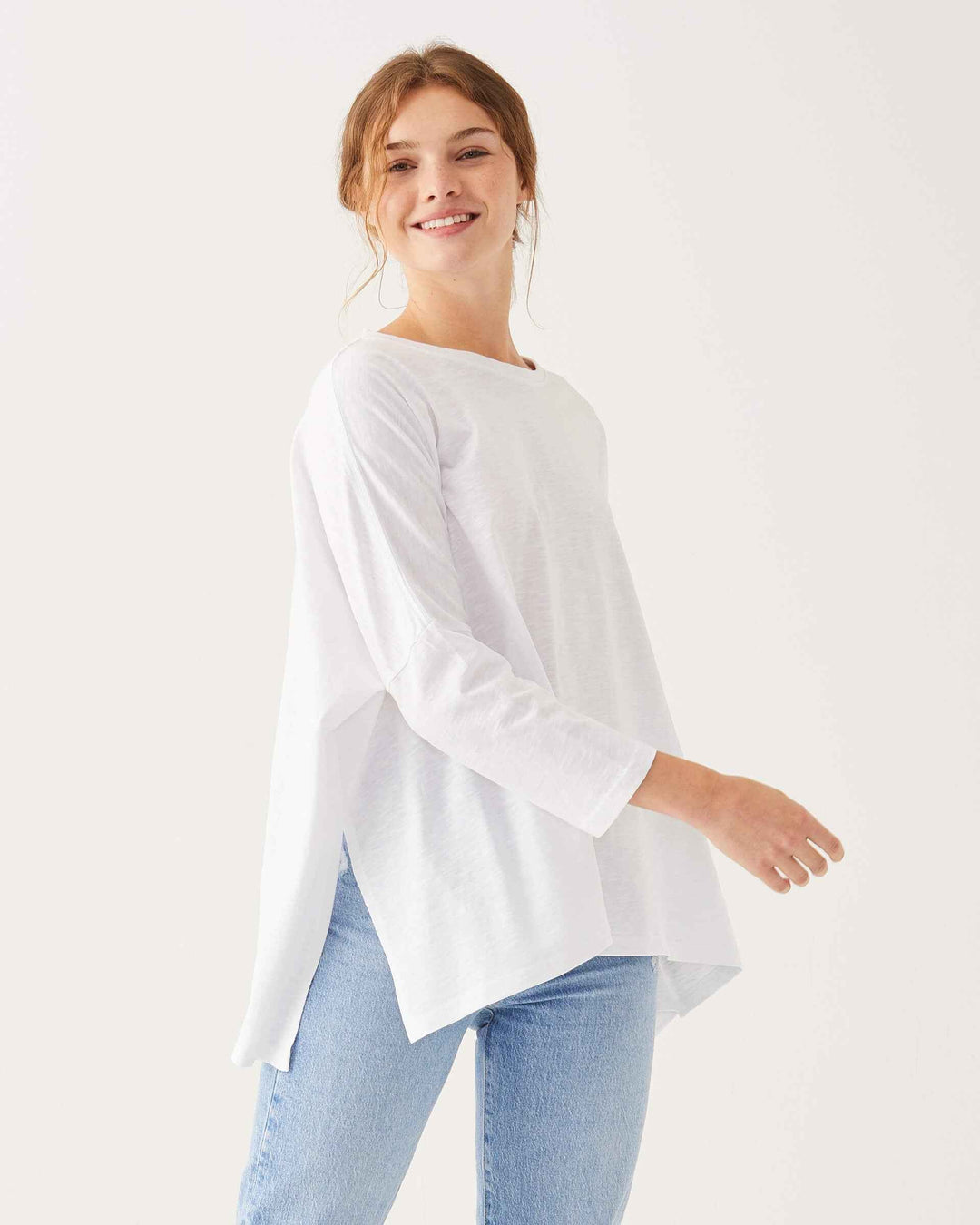 Catalina Slub Tee White By Mersea