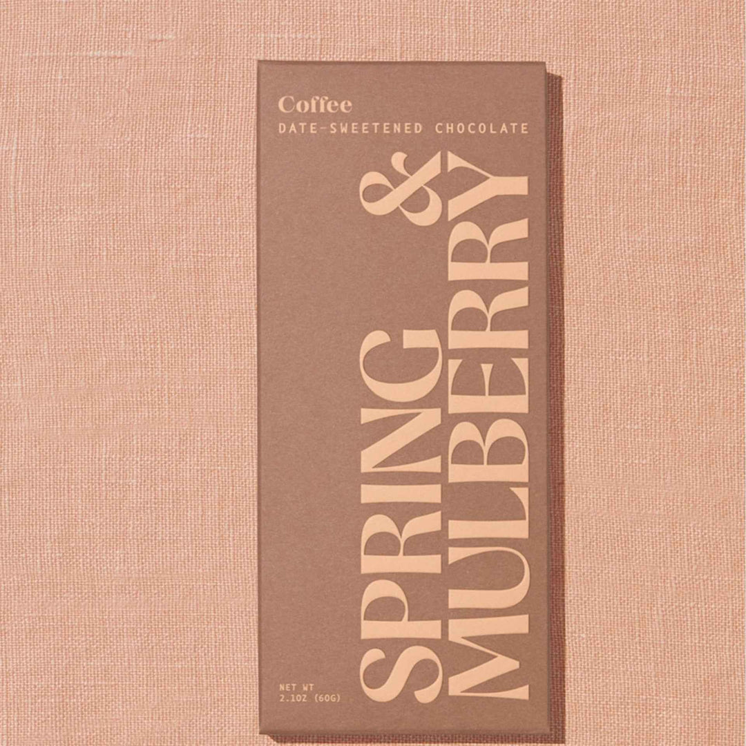 Coffee Date-Sweetened Chocolate By Spring & Mulberry