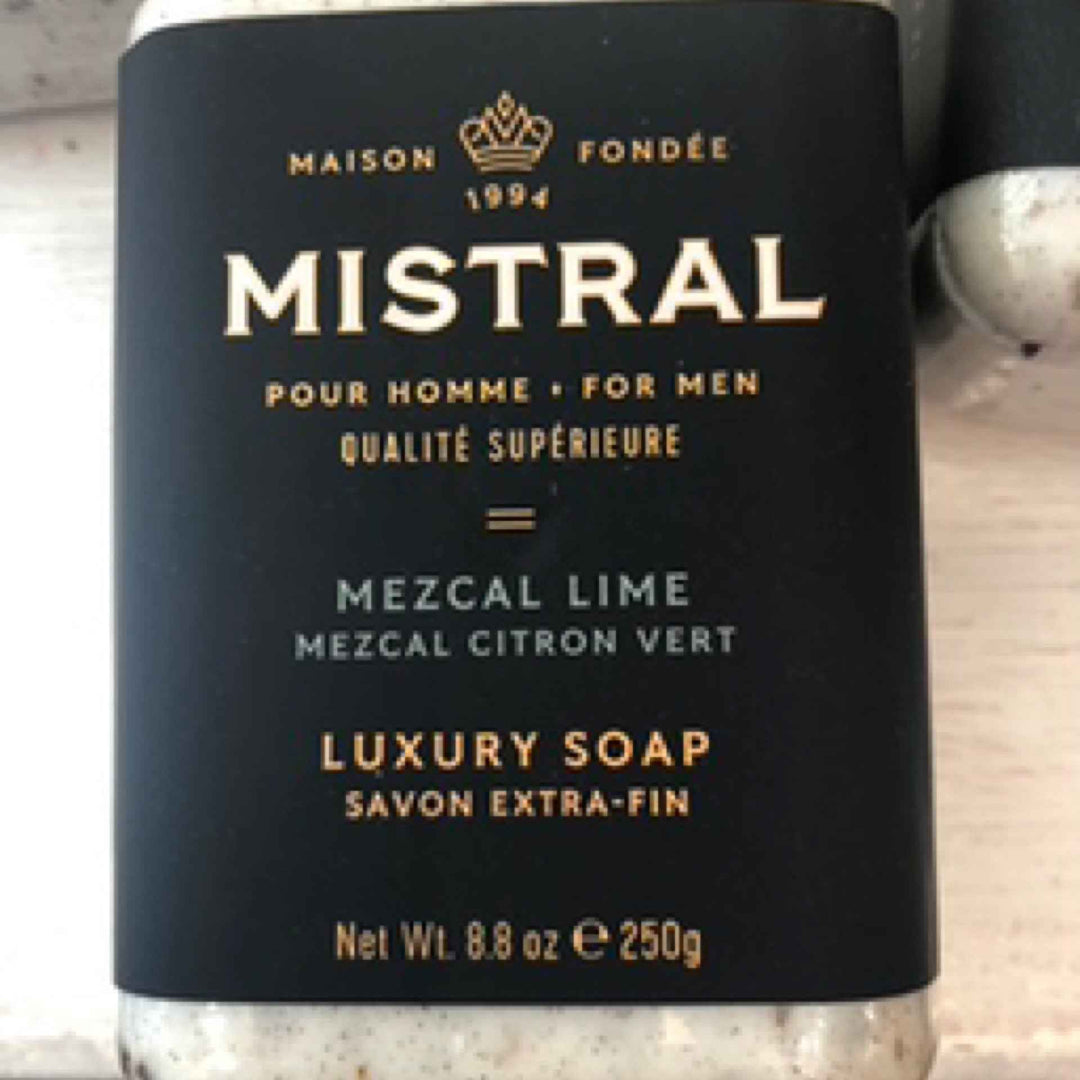Mistral Bar Soap Mezcal Lime. 08/24