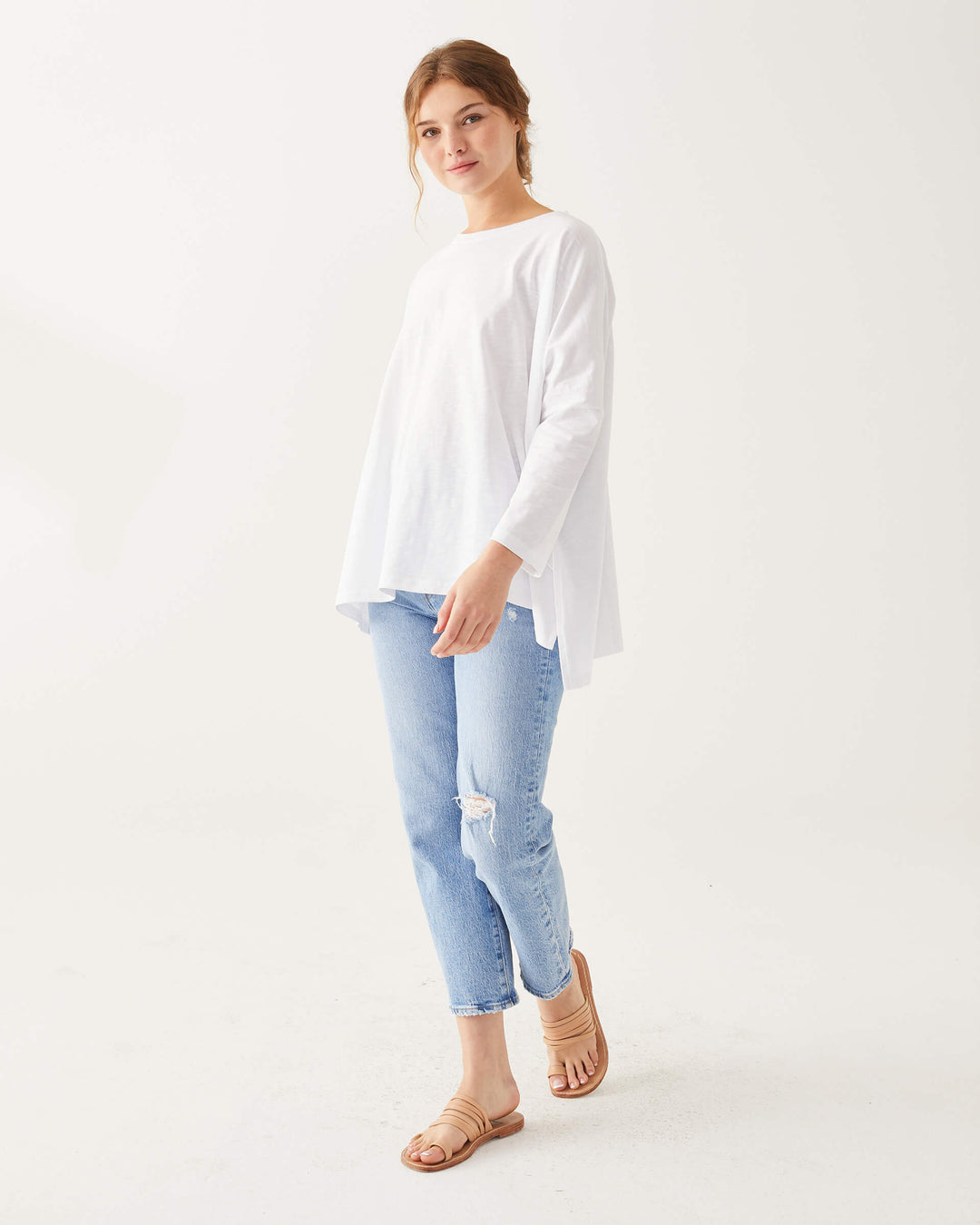 Catalina Slub Tee  White By Mersea Onesize