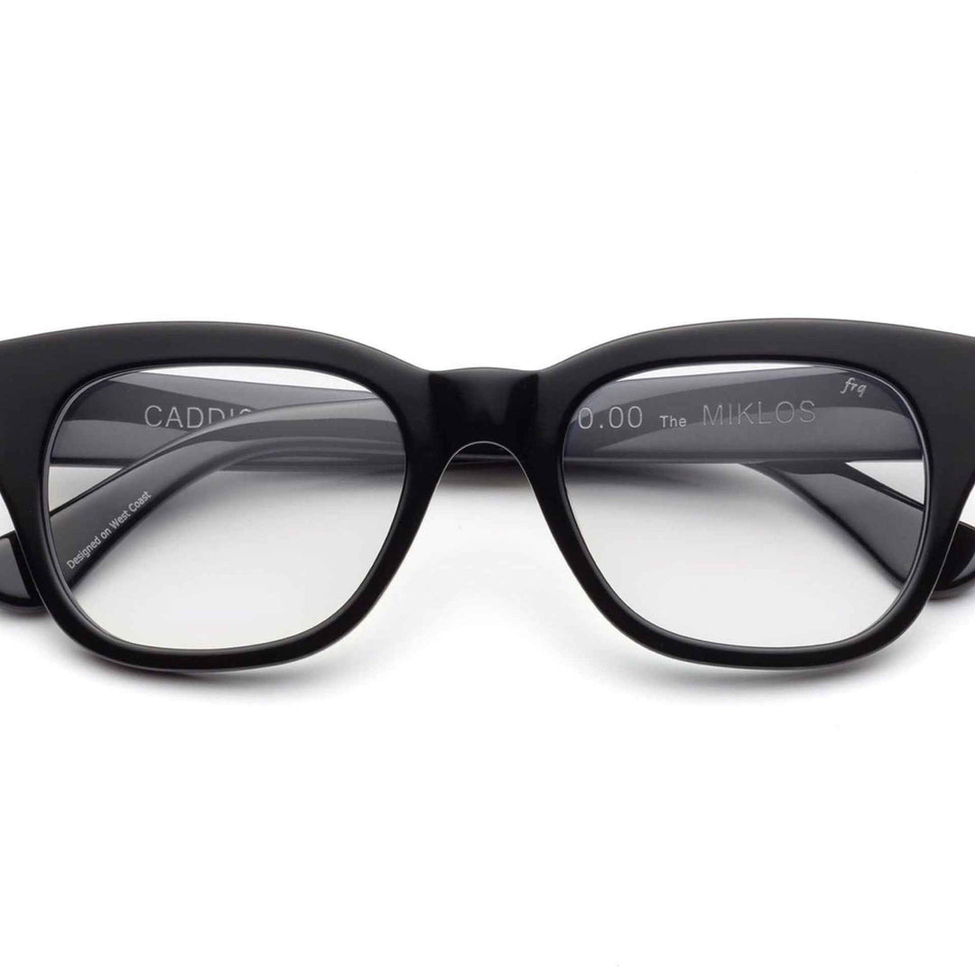 Miklos Readers 1.50 Matte Black By Caddis
