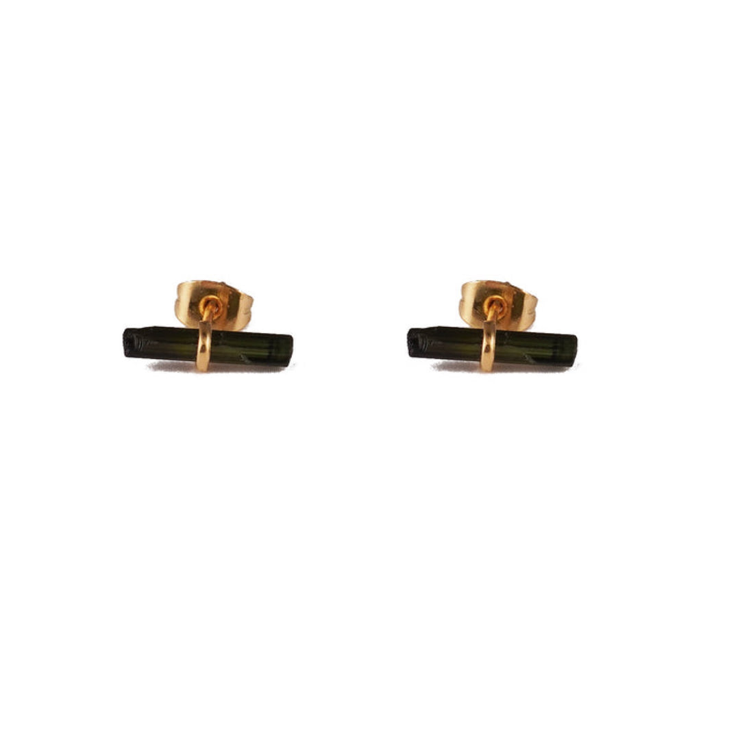 Multi Tourmaline Studs Earrings By SugarBoo
