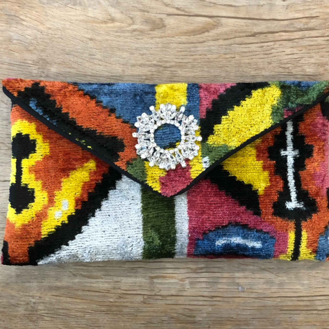 Multi-Color Lily Cocktail Clutch By Baldiz