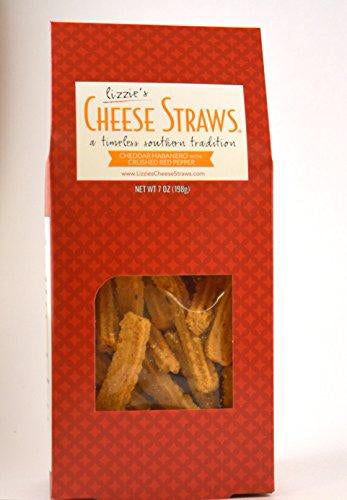 Lizzies Cheese Straws Cheddar Habanero with Crushed Red Pepper